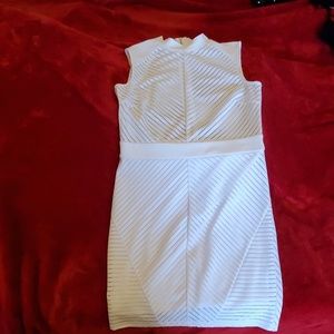 Guess Dresses - Guess Sleeveless White Mini Dress Guess Dresses - Guess Sleeveless White Mini Dress